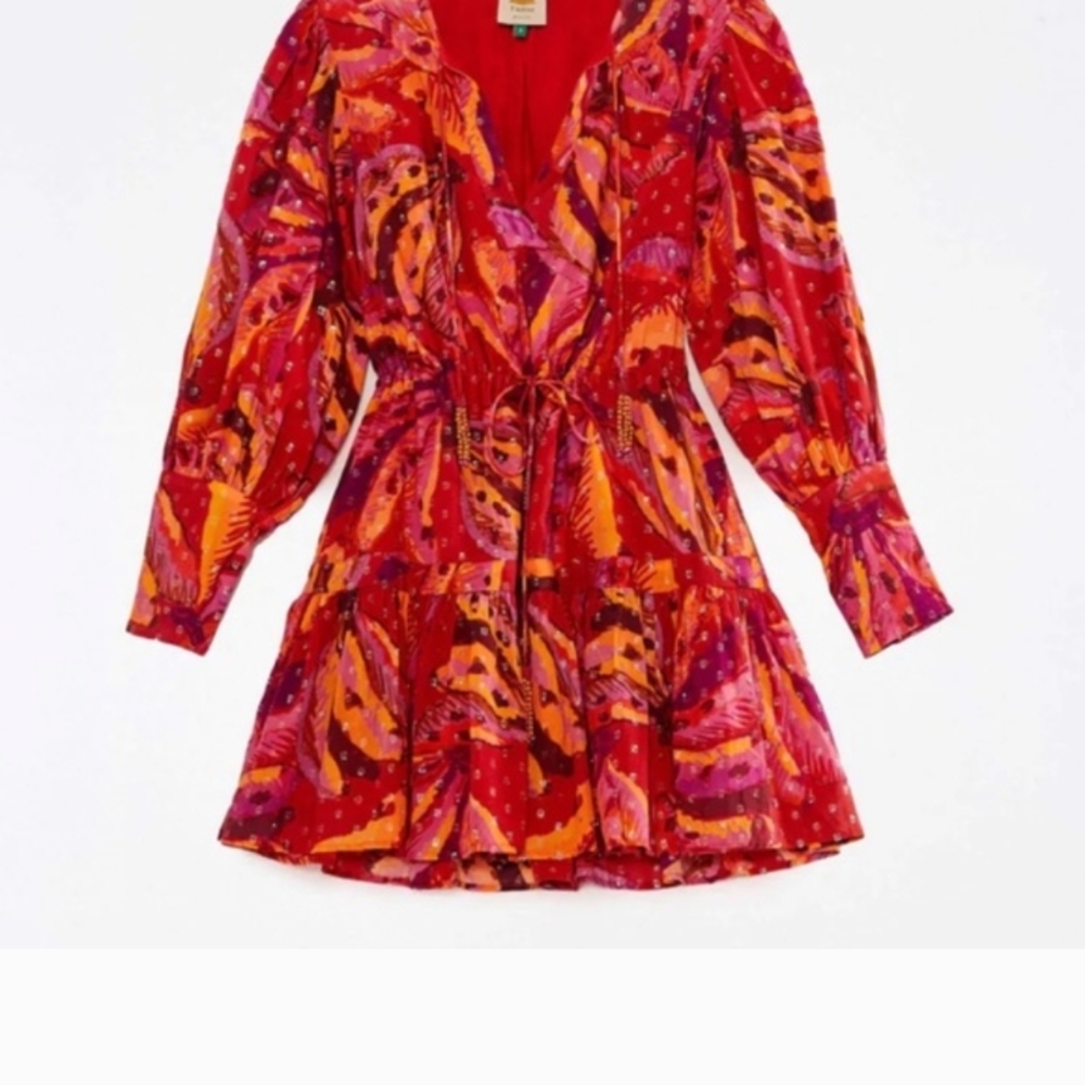 FARM Rio Multicolor Long Sleeve Dress - Picture 8 of 14